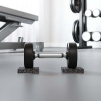 Rubberen Roller Zwart Rubber - thumbnail