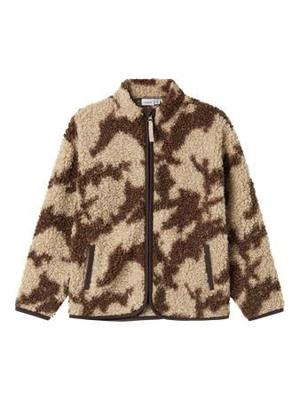 Name it winter vest jongens - bruin - regular fit, teddy - NkmOzias