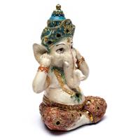 Ganesha Beeld Horen (15 x 10 x 21 cm) - thumbnail