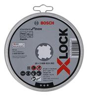 Bosch Accessoires x-lock slijpschijfblik 10x standard for inox 10x125x1x22.23mm, recht - 1 stuk(s) - 2608619267 - thumbnail