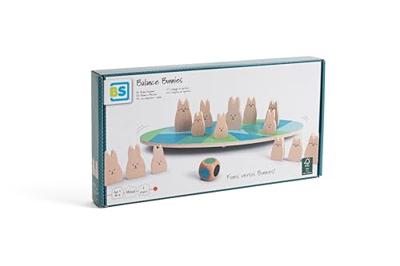 BS Toys houten balansspel konijnen BS Toys houten balansspel konijnen