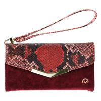 Mobilize 2in1 Gelly Velvet Clutch for Apple iPhone 12 Mini Red Snake - thumbnail