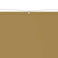 VidaXL Luifel verticaal 140x270 cm oxford stof beige - thumbnail
