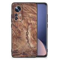 Xiaomi 12 | 12X Houten Print Telefoonhoesje Tree Trunk - thumbnail