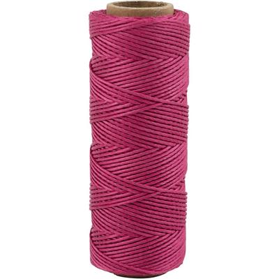Creativ Company Bamboekoord, dikte 1 mm, donkerroze, 65 m/ 1 rol