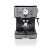 Princess 01.249412.01.001 Capsulemachine RVS, Zwart Met melkopschuimer, Met drukzetsysteem, Met filterkoffie-functie - thumbnail
