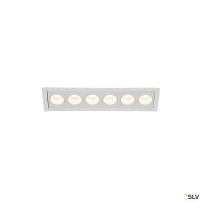 SLV 1005417 MILANDOS 6 LED-inbouwlamp LED vast ingebouwd Wit