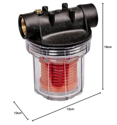 Einhell 4173801 Voorfilter voor pomp 33,25 mm (1) buitendraad, 25 mm (1) binnendraad