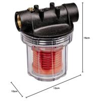 Einhell 4173801 Voorfilter voor pomp 33,25 mm (1) buitendraad, 25 mm (1) binnendraad - thumbnail