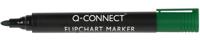 Q-CONNECT flipchartmarker, 2-3 mm, ronde punt, met clip, groen - thumbnail