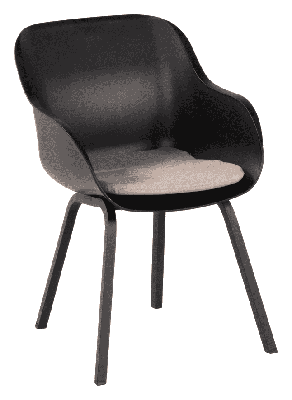 Hartman Tuinstoel 'Le Soleil' kleur Zwart