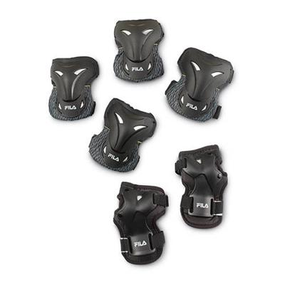 Move Beschermset voor kinderen - 3-pack basic black - zwart - driedelige set met pols elleboog en kniebeschermers