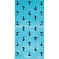 Cawö Cawö Beach Anker Strandlaken 80x180 Türkis - thumbnail