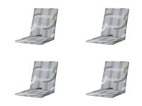 Stapelstoel kussen universeel ca. 97x49 cm Tess sage (4 stuks) Madison - Madison - thumbnail