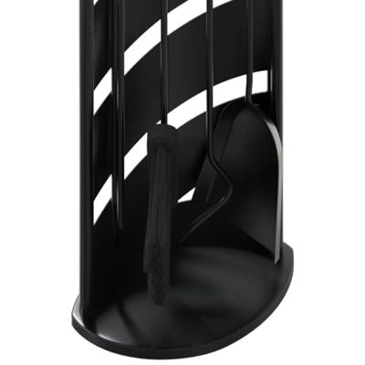 VidaXL 5-delige openhaardgereedschapset 23x15x66 cm staal