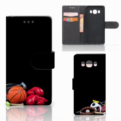 Samsung Galaxy J5 2016 Wallet Case met Pasjes Sports Samsung Galaxy J5 2016 Wallet Case met Pasjes Sports