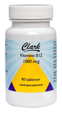 Clark Vitamine B12 1000mg Tabletten Clark Vitamine B12 1000mg Tabletten