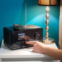 Krüger&Matz KM0816.1 Internetradio Zwart + FM - thumbnail