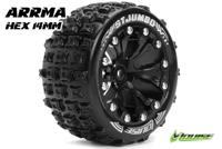Louise ST-JUMBO Soft Banden - 2.8" Velgen Black Chrome - Hex 14mm (electro 4WD: FR/RR) - thumbnail