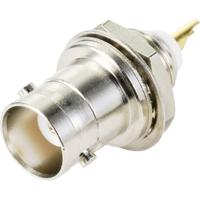 TRU COMPONENTS TC-10101488 BNC-connector Bus, inbouw verticaal 50 Ω 1 stuk(s) - thumbnail
