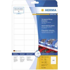 Etiket HERMA 4690 48.3x25.4mm weerbestendig wit 1100stuks Etiket HERMA 4690 48.3x25.4mm weerbestendig wit 1100stuks