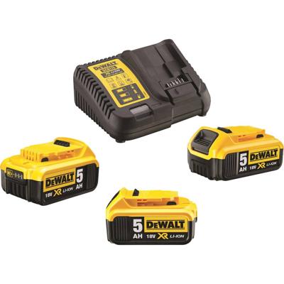 DeWalt dcb115p3 18v starterset (3x 5.0ah accu) dcb184 + oplader dcb115