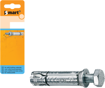 Pgb-Europe smart | keilbout met tapbout m8x25x70 zn | 4 st sm000t001080080h