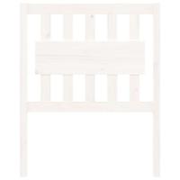 Hoofdbord 80,5x4x100 cm massief grenenhout wit - thumbnail
