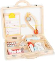 Small Foot houten dokter en tandarts 2in1 set in koffer - thumbnail
