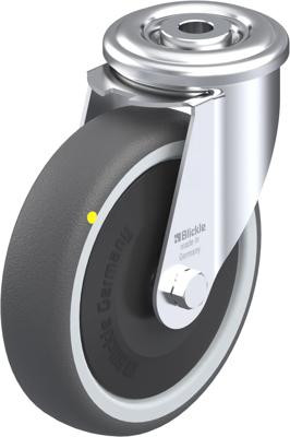 Blickle LER-PATH 125KF-ELS Zwenkwiel Wieldiameter: 125 mm Draagvermogen (max.): 150 kg 1 stuk(s)