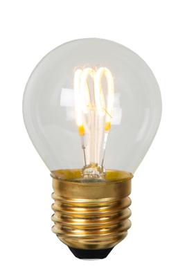 Lucide G45 - Filament lamp - Ø 4,5 cm - LED Dimb. - E27 - 1x3W 2700K - Transparant Lucide G45 - Filament lamp - Ø 4,5 cm - LED Dimb. - E27 - 1x3W 2700K - Transparant