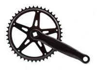 Hzb crankset / kettingwiel staal 44t 1/8 + 3/32 170 mm -1 mm zwart - thumbnail