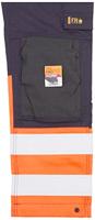 Blåkläder Multinorm inherent werkbroek 14891513 | Marineblauw/Oranje | Maat 48 - 7330509720585 - thumbnail