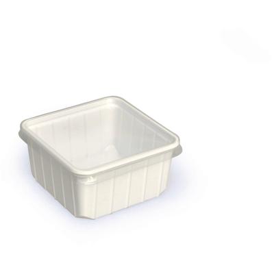 Pondsdoos wit + deksel transparant | 300 stuks