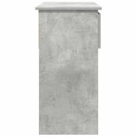 Wandtafel met lades 85,5x38,5x74,5 cm betongrijs - thumbnail