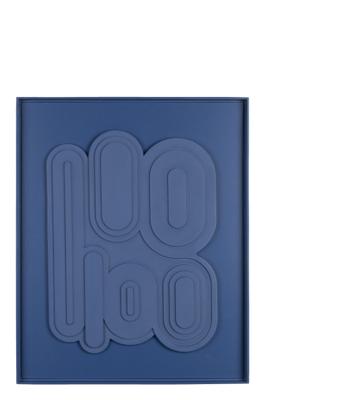 Zuiver Wanddecoratie 'August' 64 x 52cm, kleur Blauw Zuiver Wanddecoratie 'August' 64 x 52cm, kleur Blauw