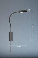 Fischer & Honsel Bed leeslampRaik - 30167 - thumbnail