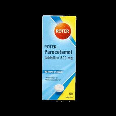 Roter Paracetamol Tabletten 500mg 50st