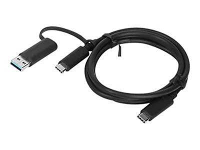 Lenovo 4X90U90618 USB-kabel USB 3.2 Gen1 USB-A stekker, USB-C stekker 1.00 m Meerdere kleuren Lenovo 4X90U90618 USB-kabel USB 3.2 Gen1 USB-A stekker, USB-C stekker 1.00 m Meerdere kleuren