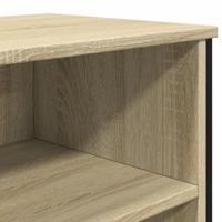 Dressoir 101x35,5x74,5 cm bewerkt hout sonoma eikenkleurig - thumbnail