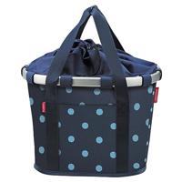 RIXEN & KAUL shoppertas "bikebasket" shop.bag r&k bikebasket mixed dots blue - thumbnail