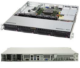 Supermicro SuperServer 5019P-MR Intel® C621 LGA 3647 Rack (1U) zwart – Server Barebone (Intel® C621, LGA 3647, Intel® BASE-®, 768 GB, 192 GB)