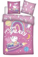 Peppa Pig Dekbedovertrek Galaxy 140 x 200 cm - Polyester - thumbnail