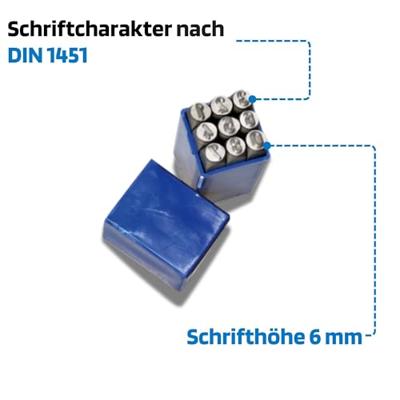 SW STAHL Sw-stahl slagcijvers "08904l" stamping numbers 6mm