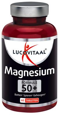 Lucovitaal Magnesium 50+ Botten, Spieren, Geheugen 60Tabletten