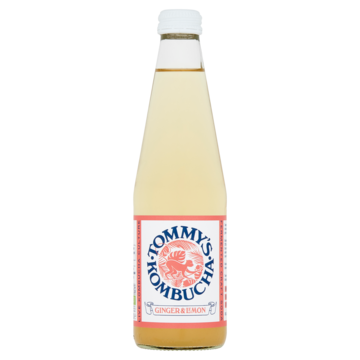 Tommy&apos;s Kombucha Ginger & Lemon 33 cl bij Jumbo