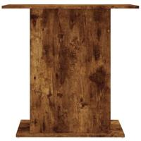 Aquariumstandaard 75x36x72,5 cm bewerkt hout gerookt eiken - thumbnail