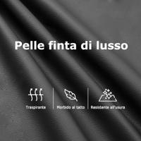 Sta-op-massagestoel verstelbaar kunstleer bruin - thumbnail