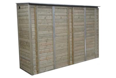 Lutrabox Hoge tuinkast 250x118x206 cm- - Hout- Lutrabox