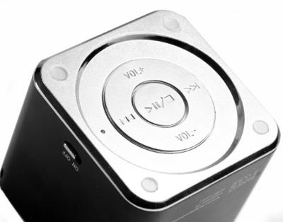 Mini-luidspreker Technaxx MusicMan Mini AUX, SD, USB Zwart